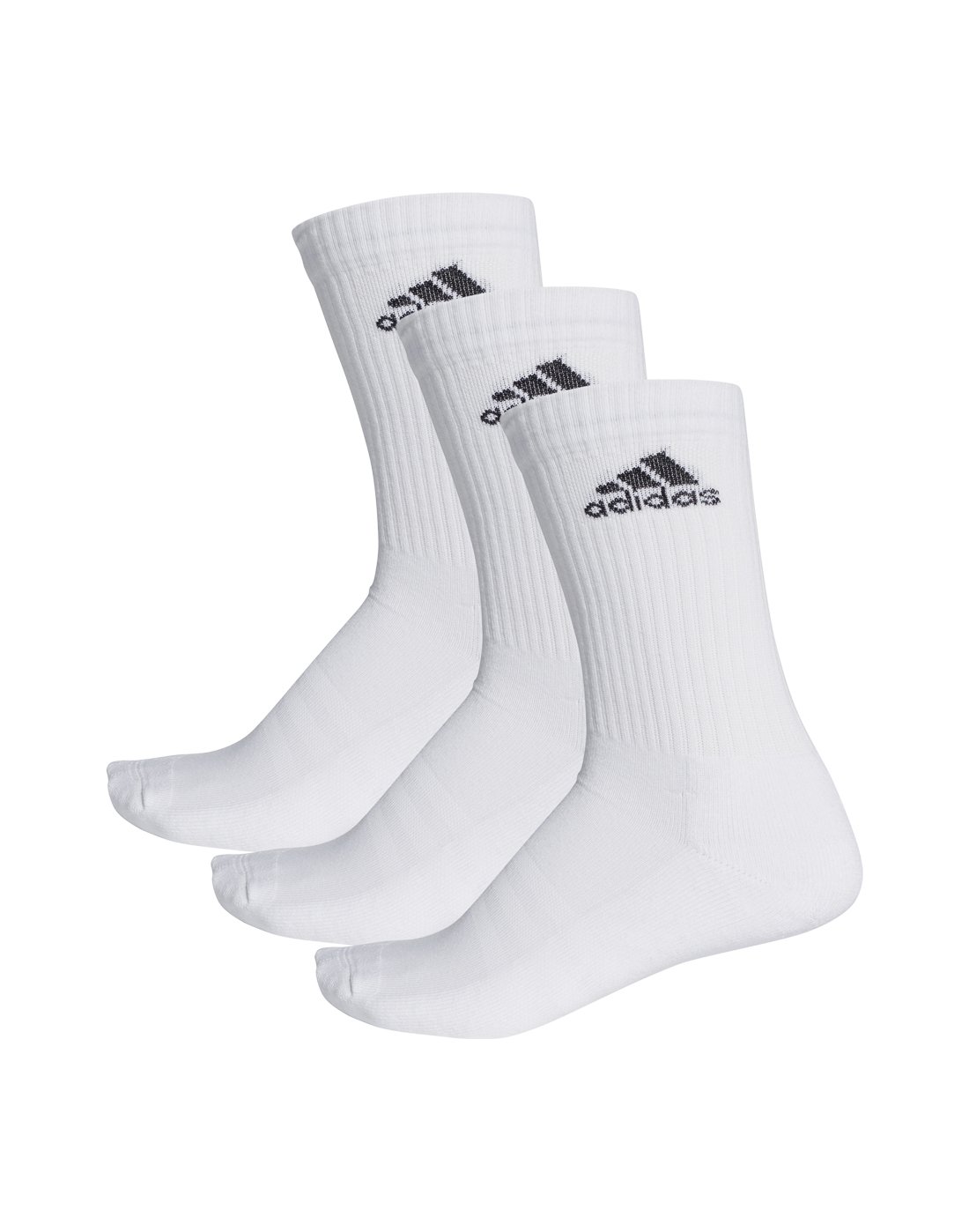 White adidas 3 Pack Socks | Life Style Sports