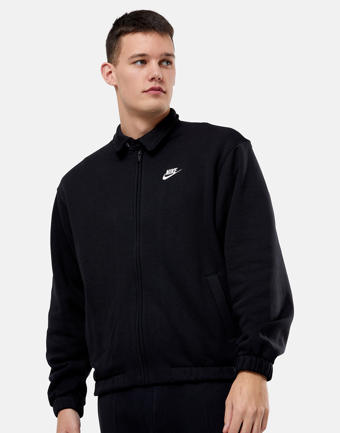 NIKE Black men's Harrington Club Fleece jacket