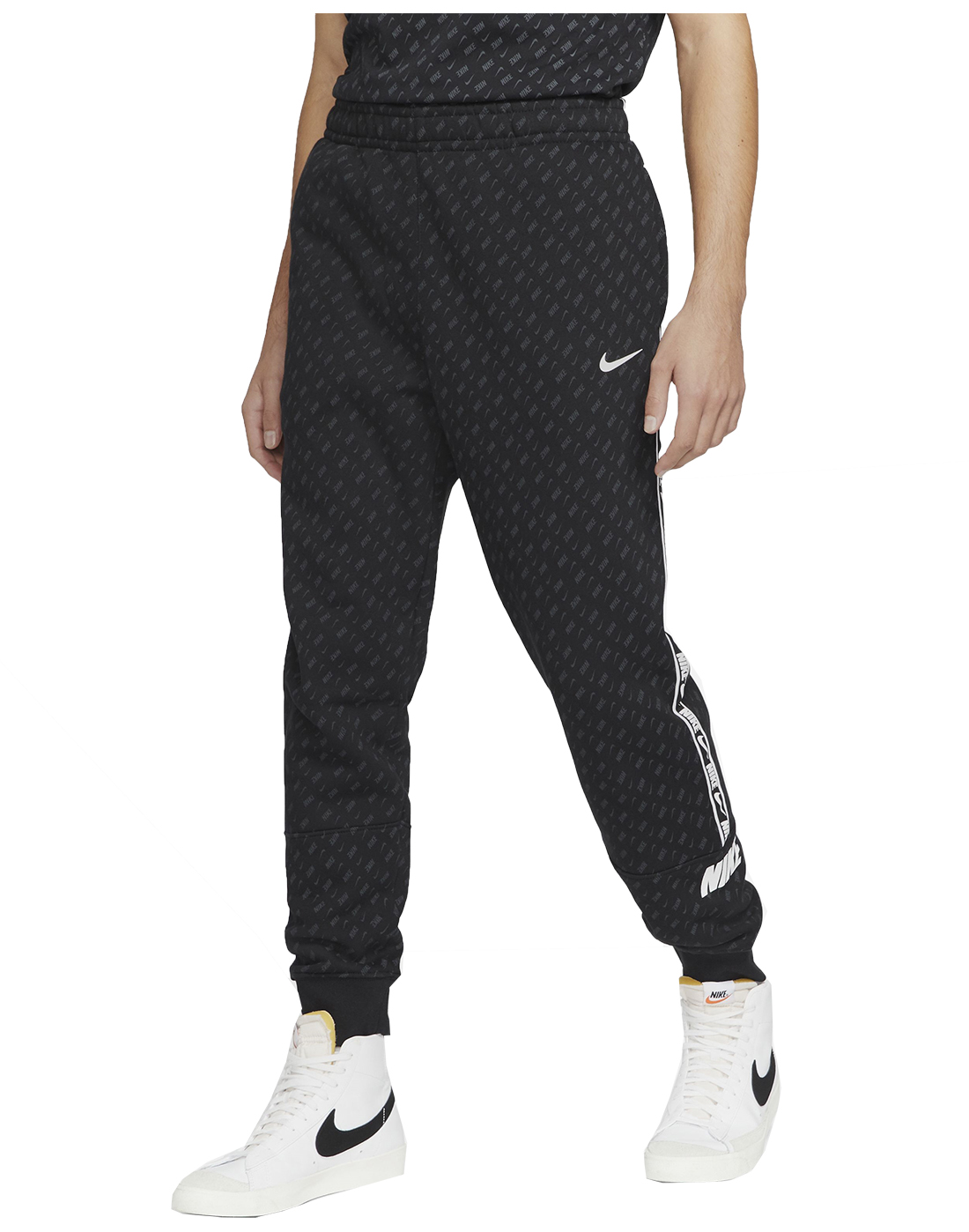 Nike Mens Repeat Fleece Joggers - Black | Life Style Sports IE