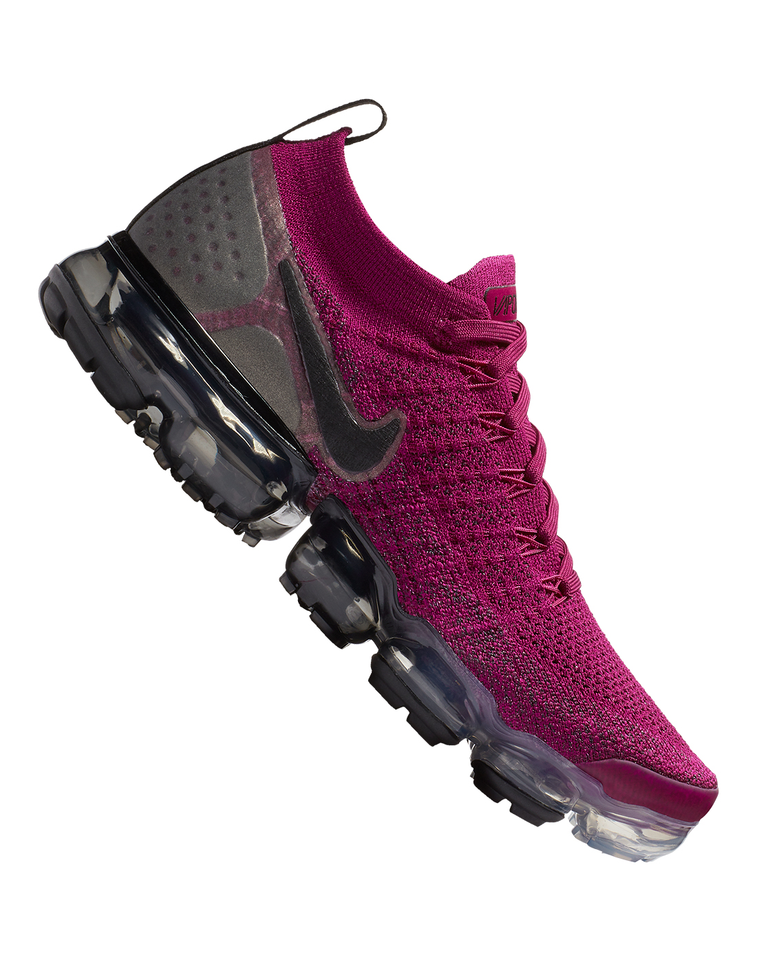 Women's Burgundy Nike Vapormax Flyknit Life Style Sports