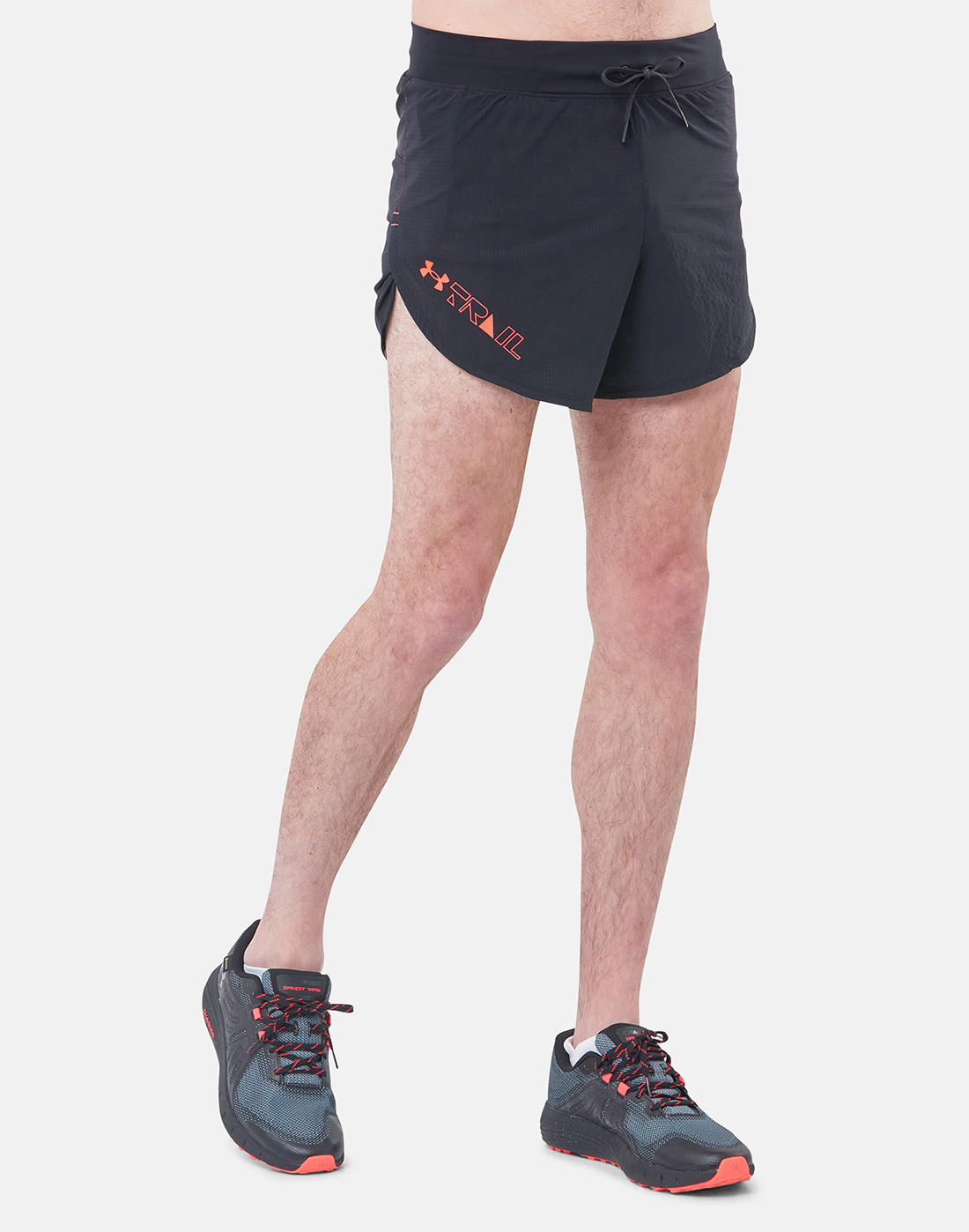 Under Armour Mens Speedpocket Trail Shorts - Black