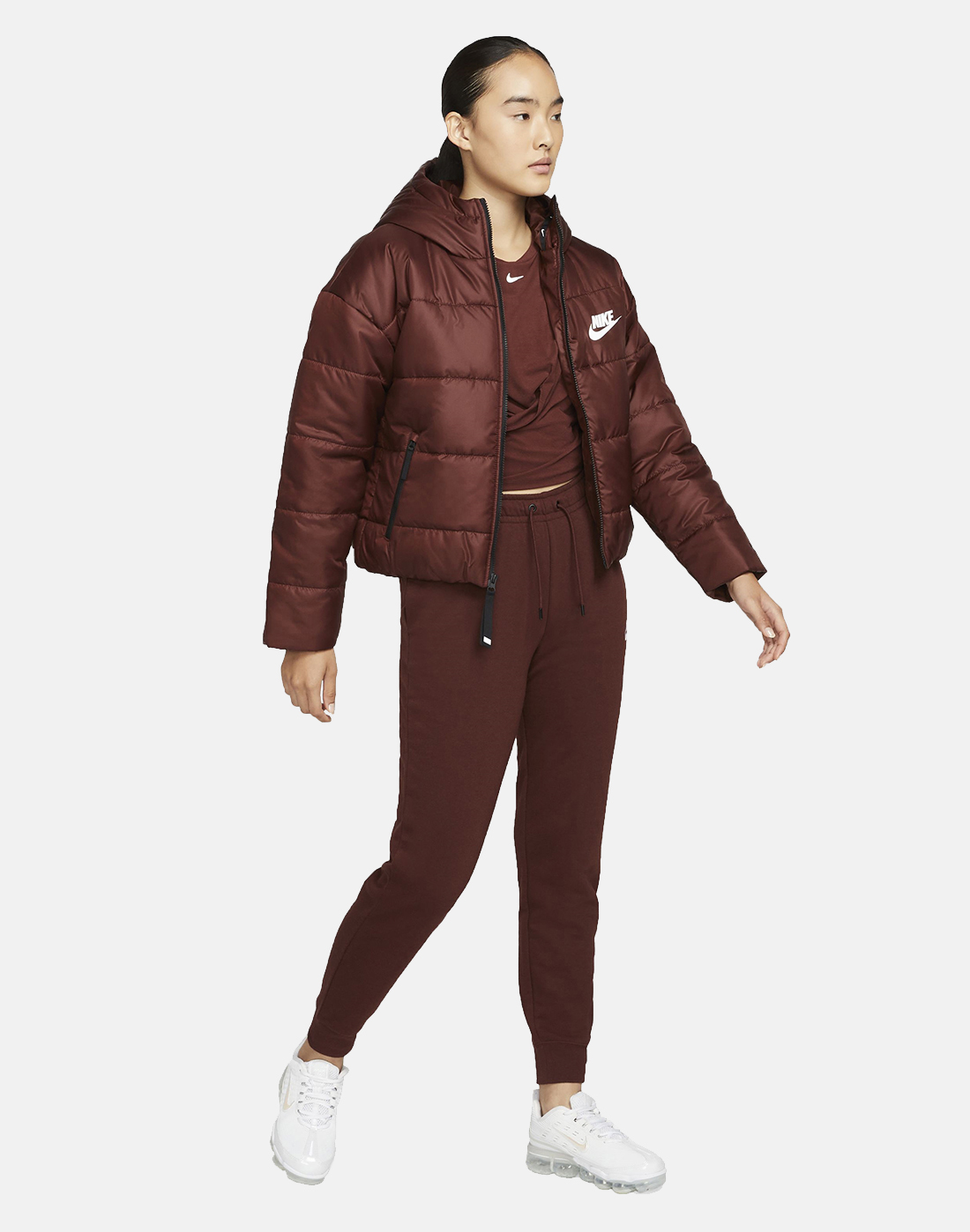 Nike Womens Therma Fit Repel Classic Hooded Jacket - Brown | Life Style ...