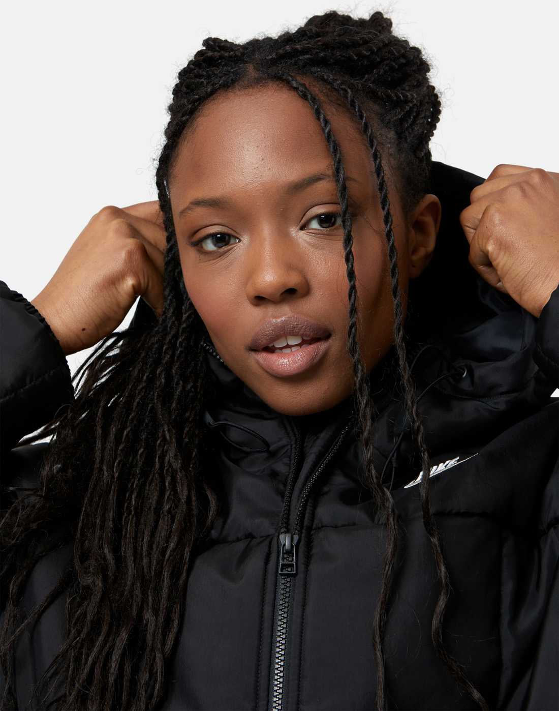 Nike Womens Essential Classic Puffer Coat - Black | Life Style Sports IE