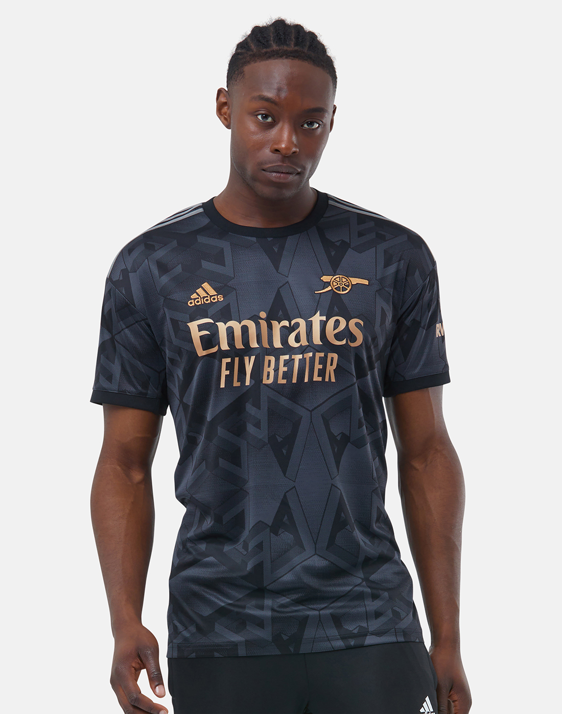 adidas Adult Arsenal 22/23 Away Jersey - Black | Life Style Sports IE