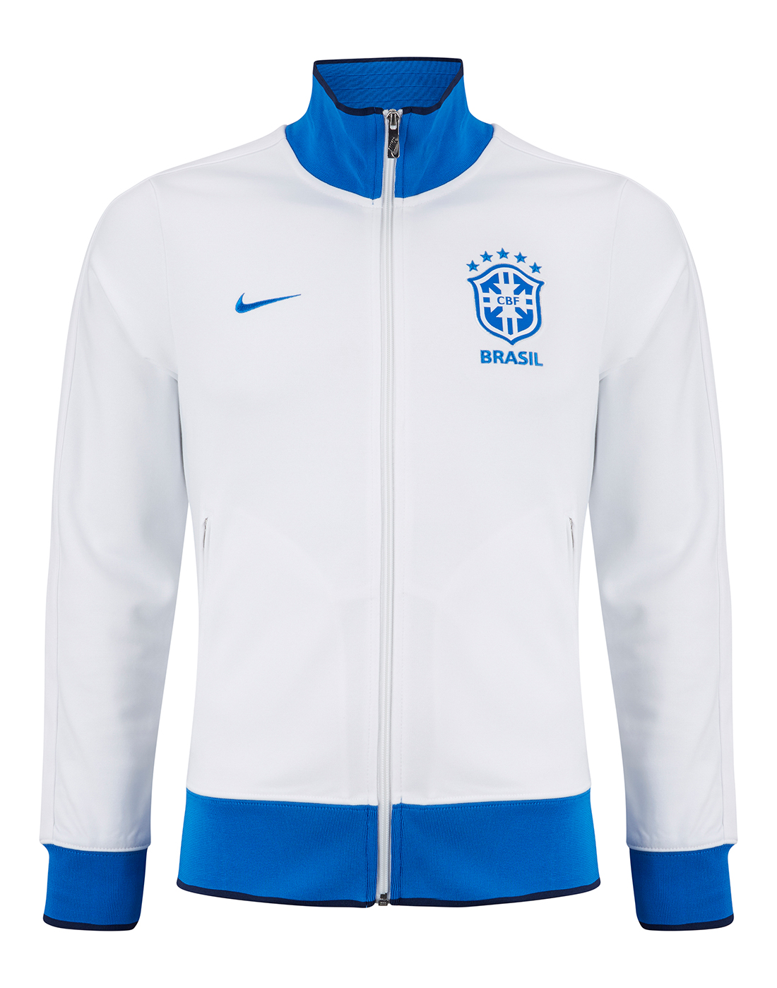 Brazil National Team Nike All-Weather Raglan Jacket - Blue