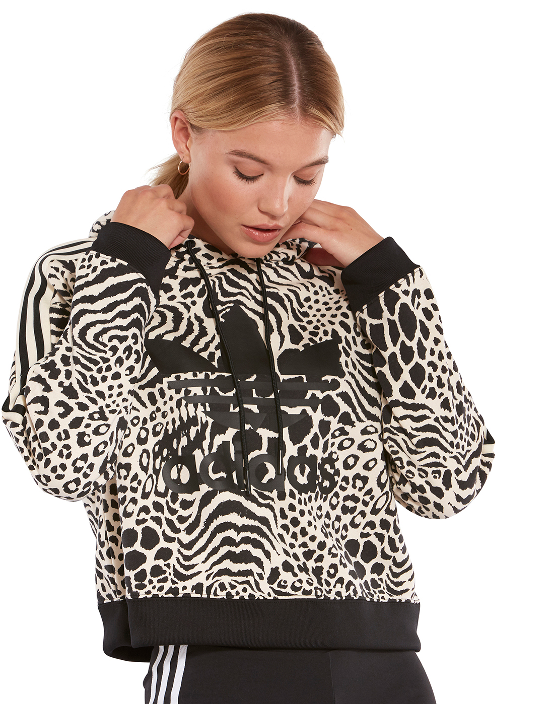 Leopard Print adidas Originals Hoodie 