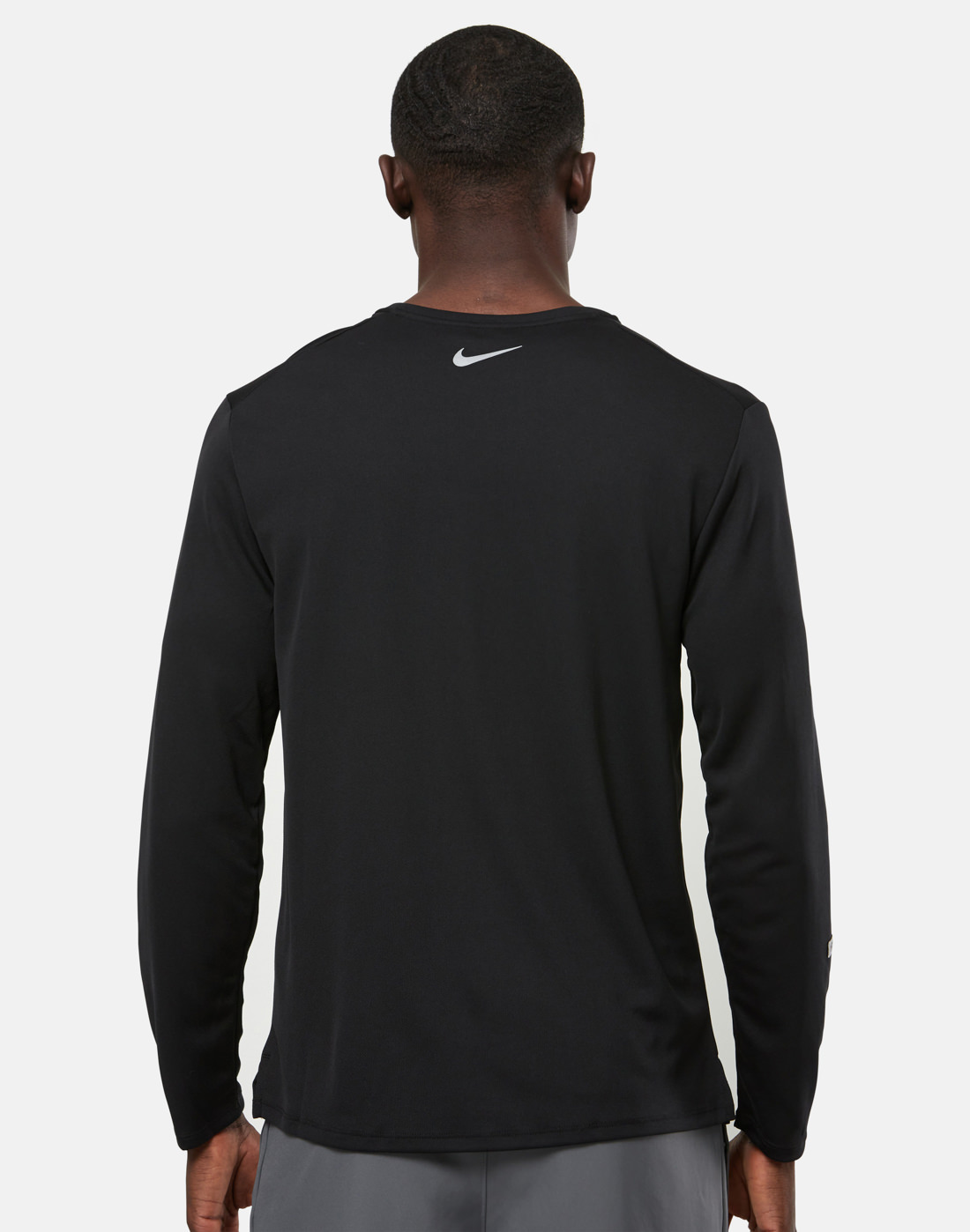 Nike Mens Flash Miler Long Sleeve Top - Black | Life Style Sports IE