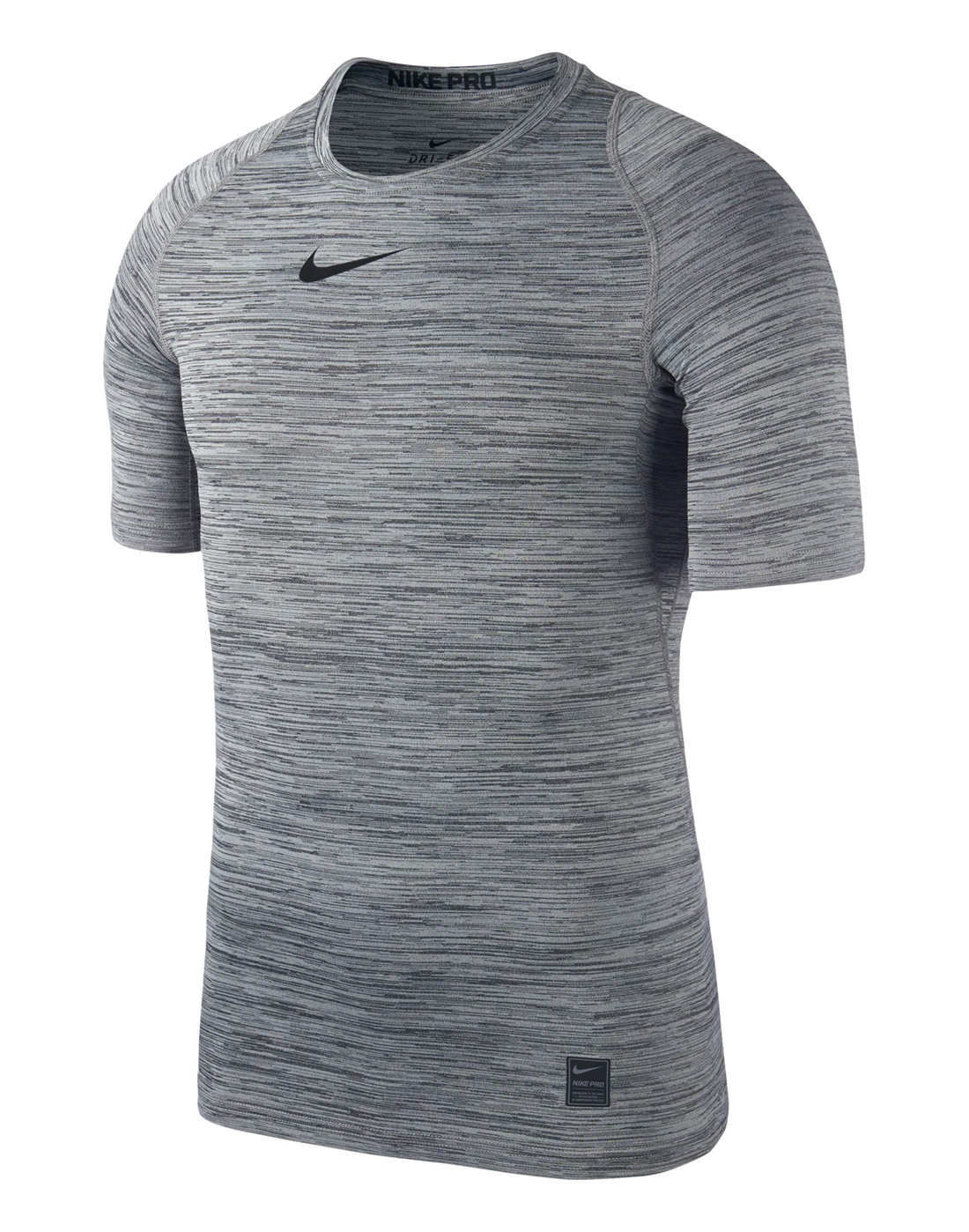 Nike Mens Pro Fitted Tee - Black | Life Style Sports UK