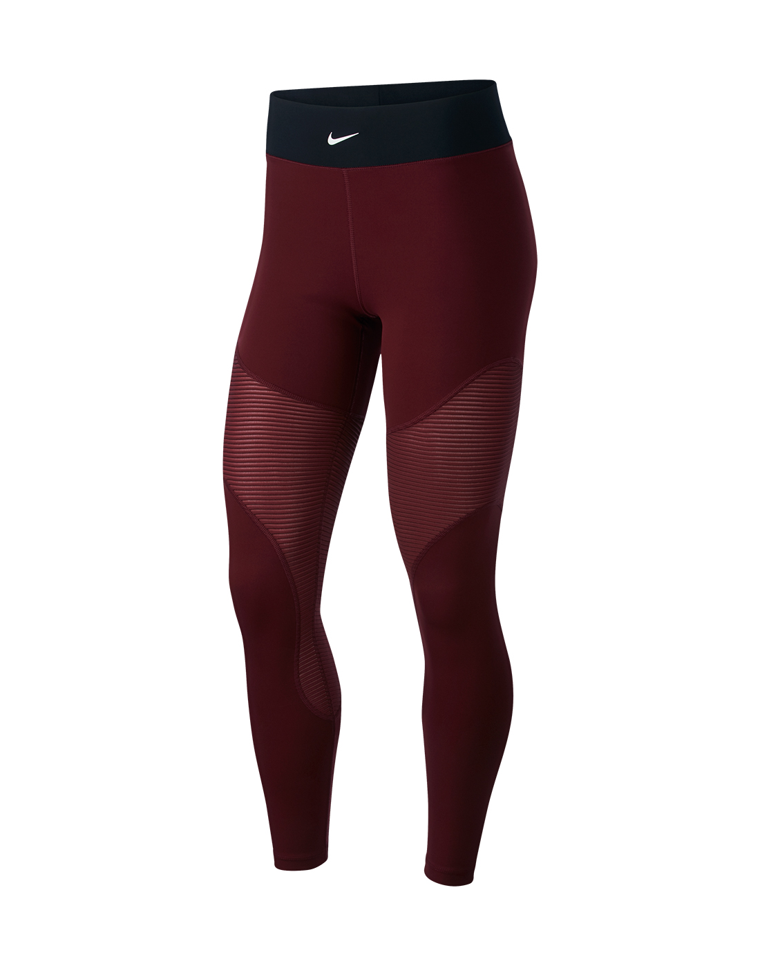 Nike Womens Pro Aerodapt Leggings - Red 