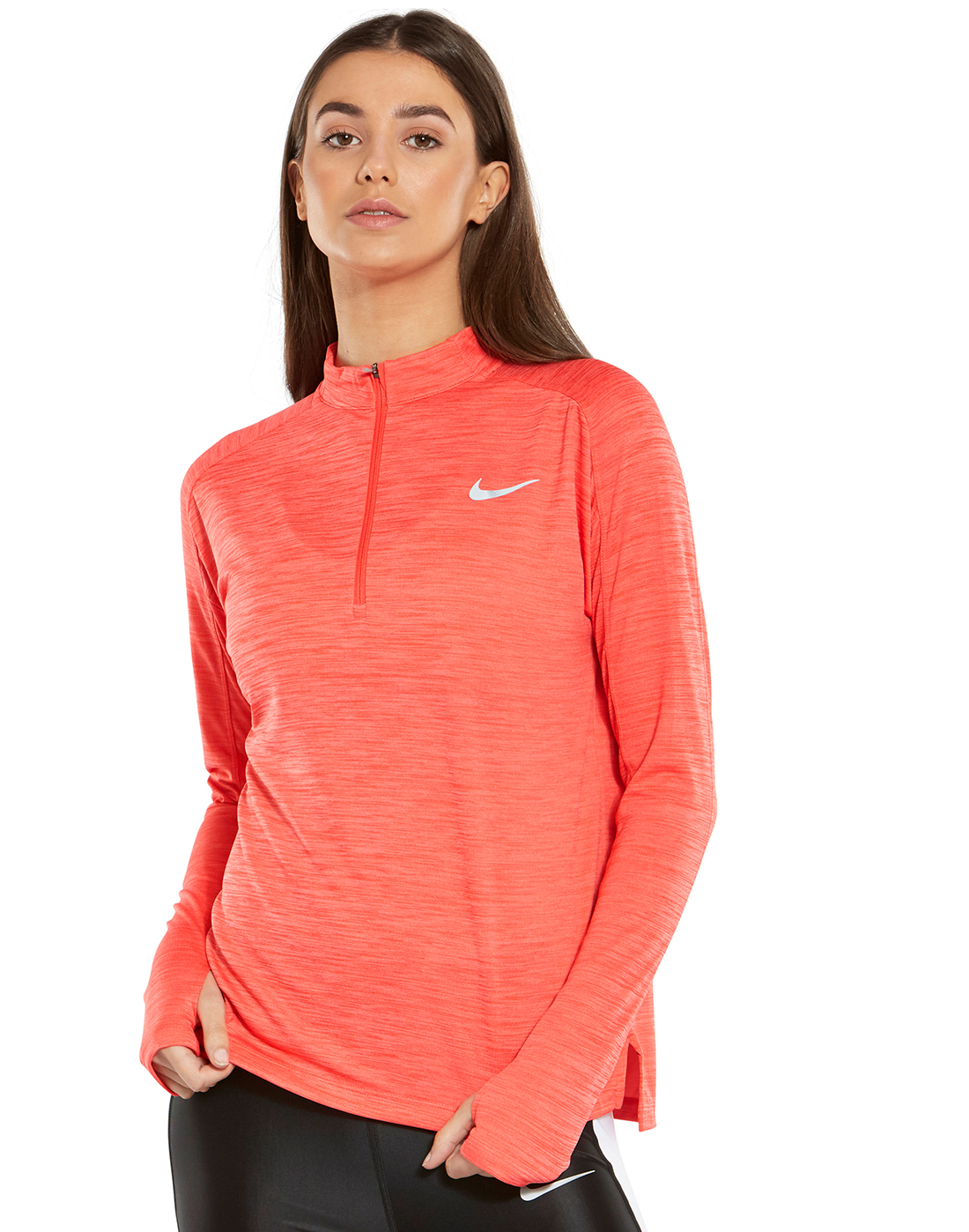 half zip pacer top