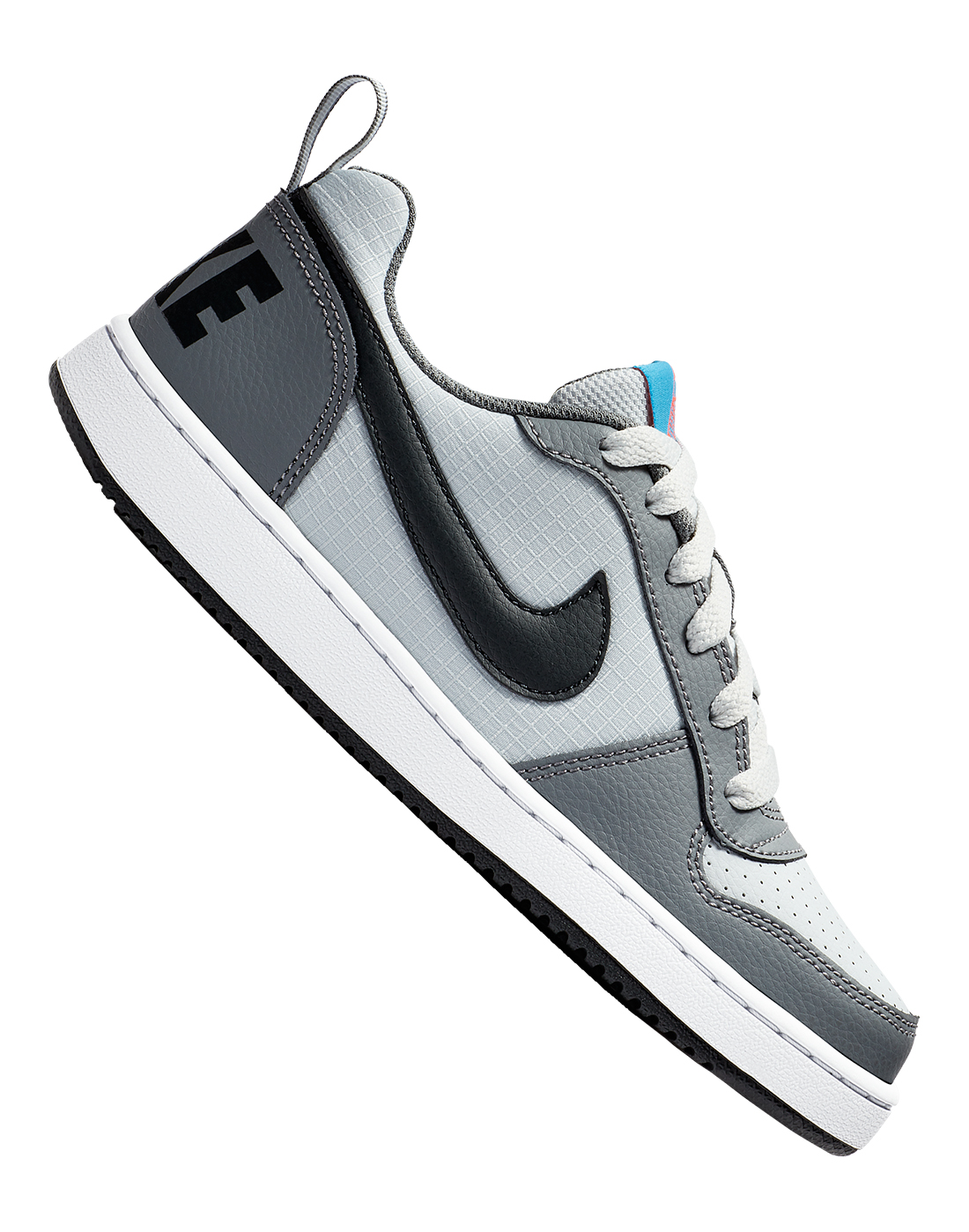 nike court borough low grey