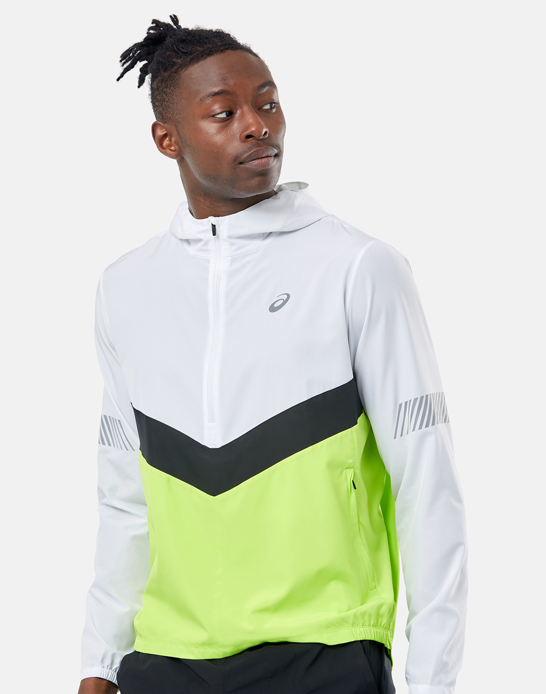 Asics Mens Summer Lite Show Jacket - White | Life Style Sports IE
