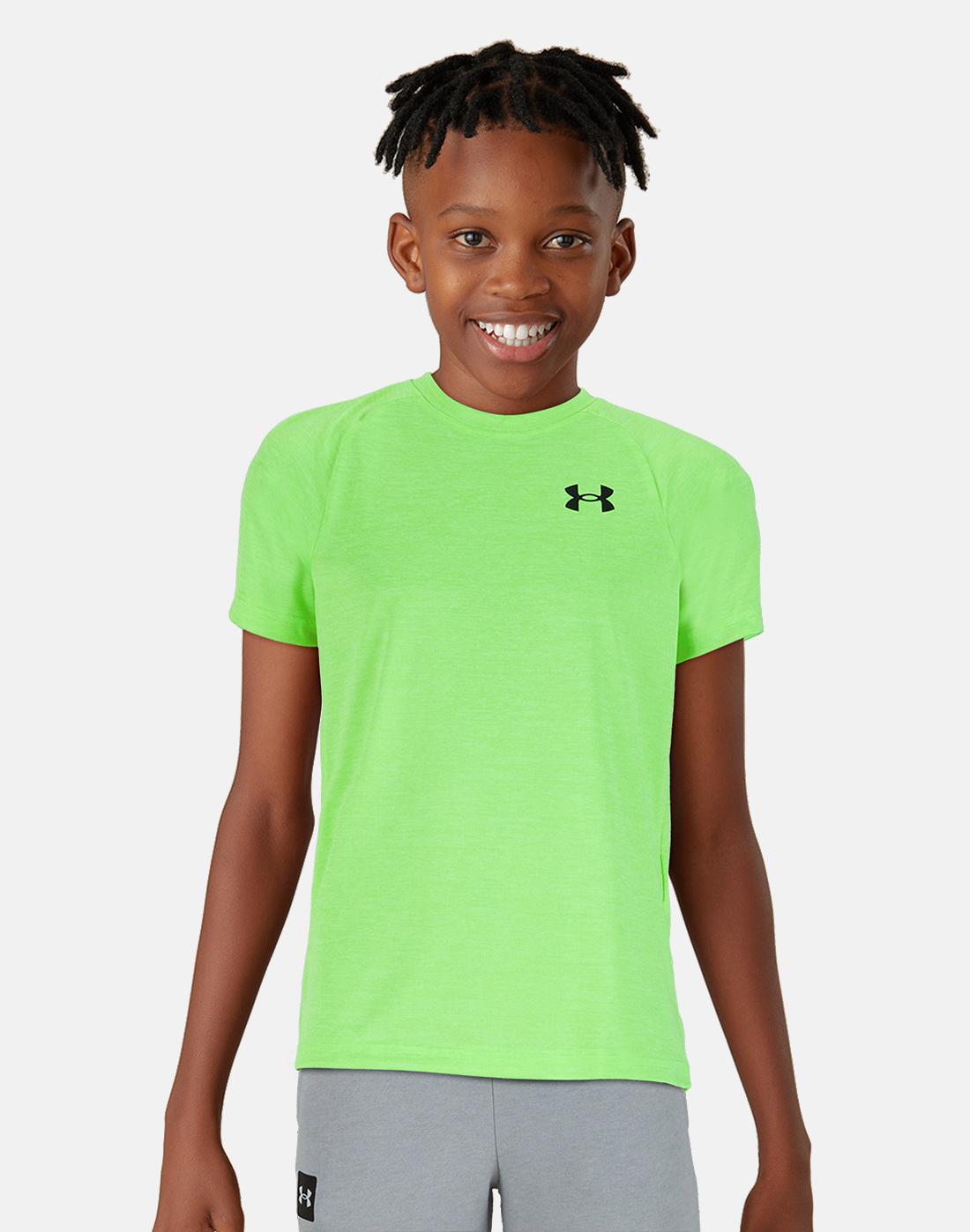 Under Armour Older Boys Logo T-Shirt - Green | Life Style Sports IE
