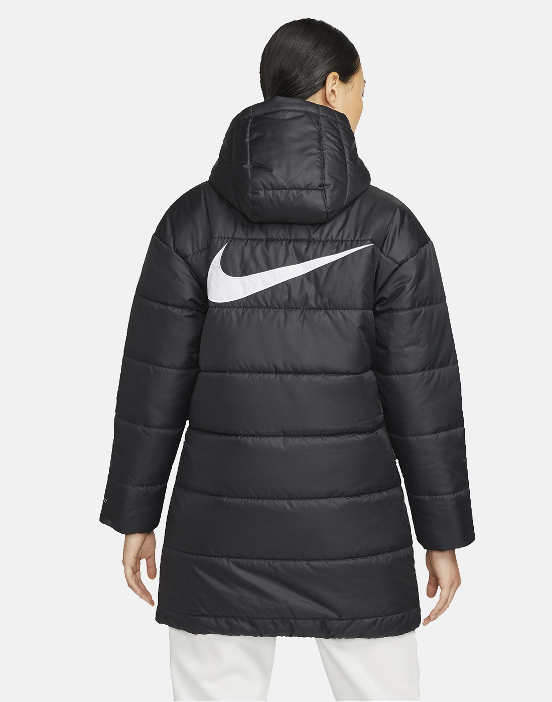 Nike Womens Therma Fit Repel Classic Hooded Parka Jacket - Black | Life ...