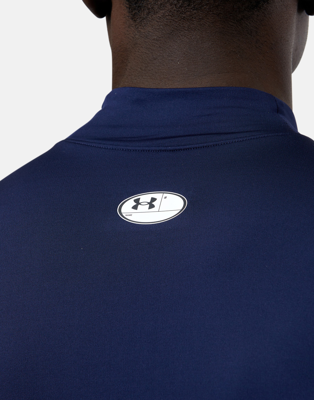 Under Armour Mens ColdGear Armour Fitted Mock Top - Navy | Life Style ...
