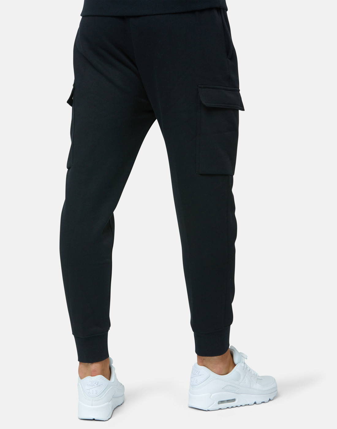 Nike Mens Fleece Cargo Pants - Grey