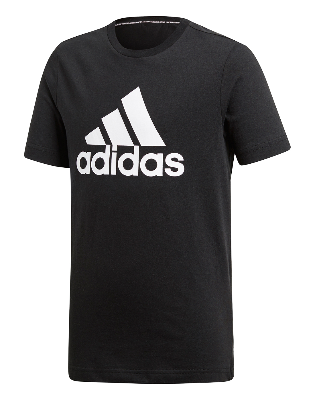 adidas Older Boys Logo T-Shirt - Black | Life Style Sports IE