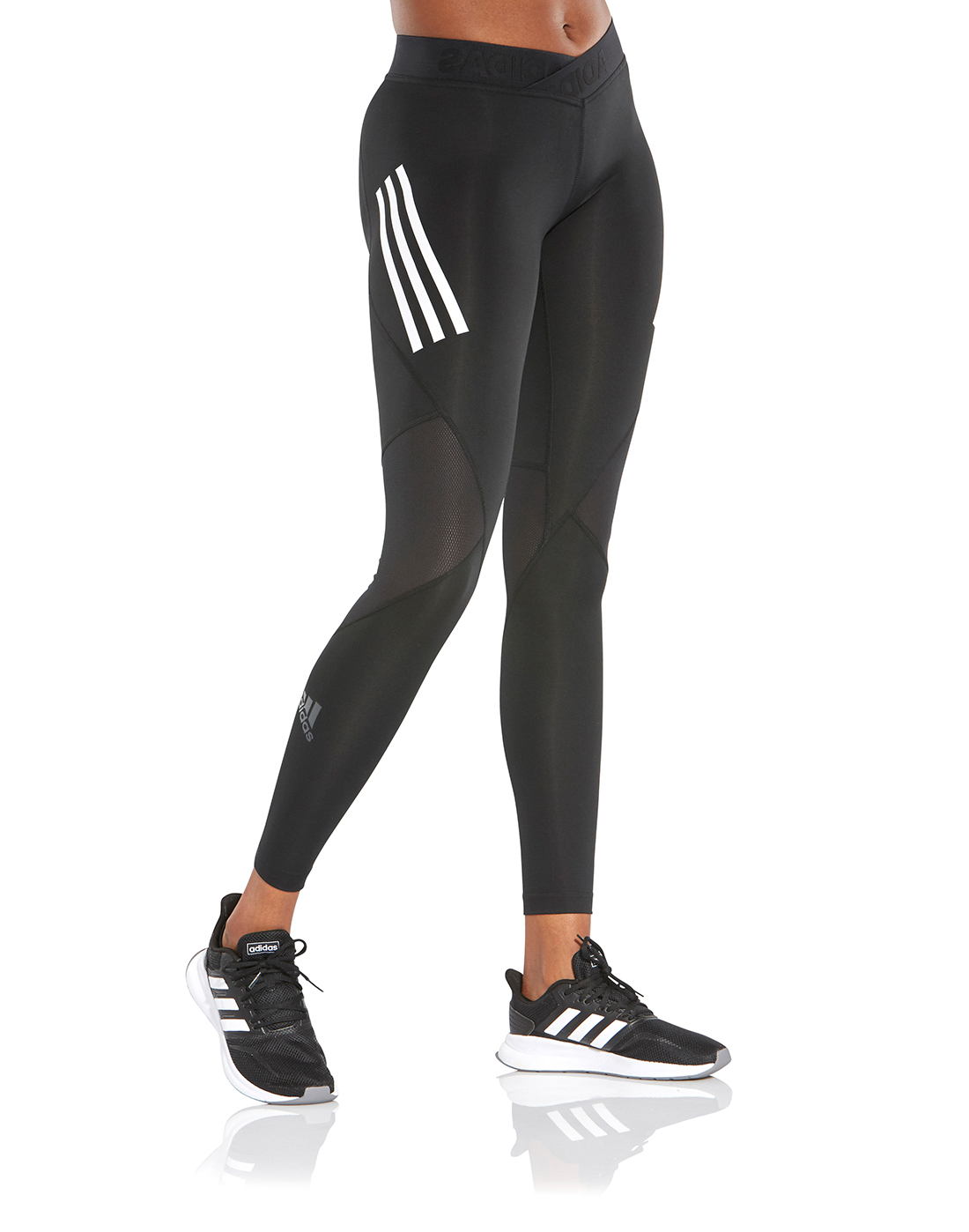 adidas ultimate fit 3 striped tights