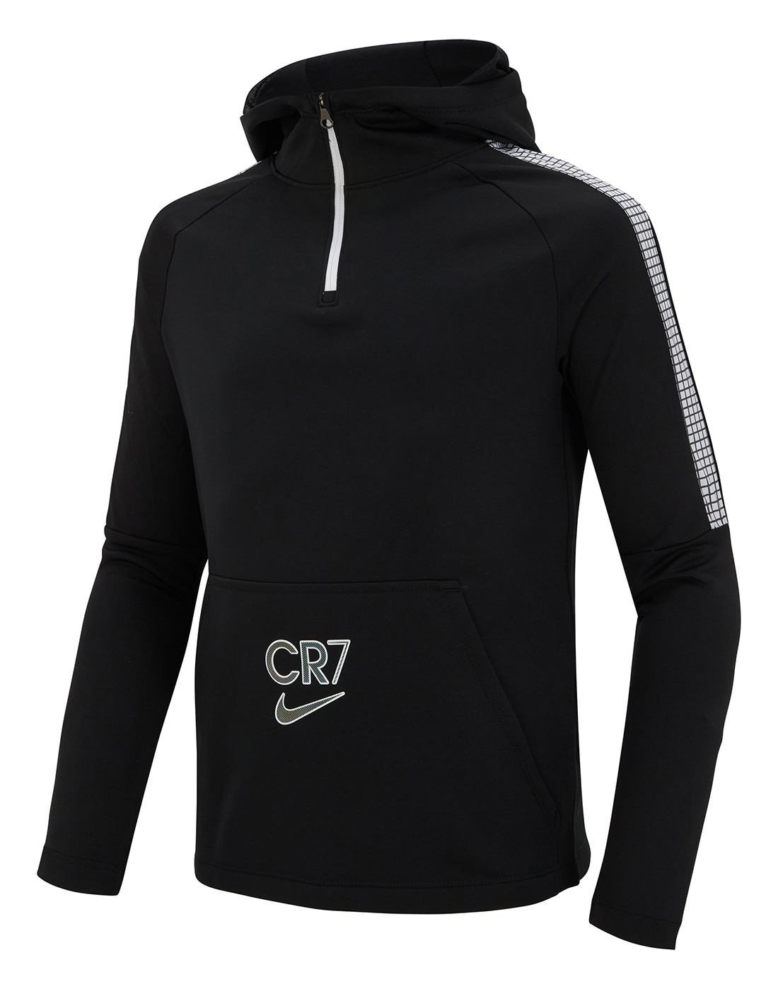 Older Kids CR7 Drill Hoodie - Black | Life Style Sports IE