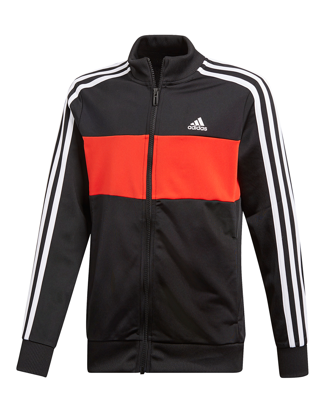 Boy's Black & Red adidas Tracksuit | Life Style Sports