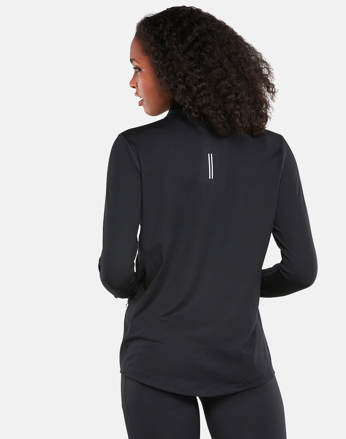 Nike Womens Element Half Zip Top - Black