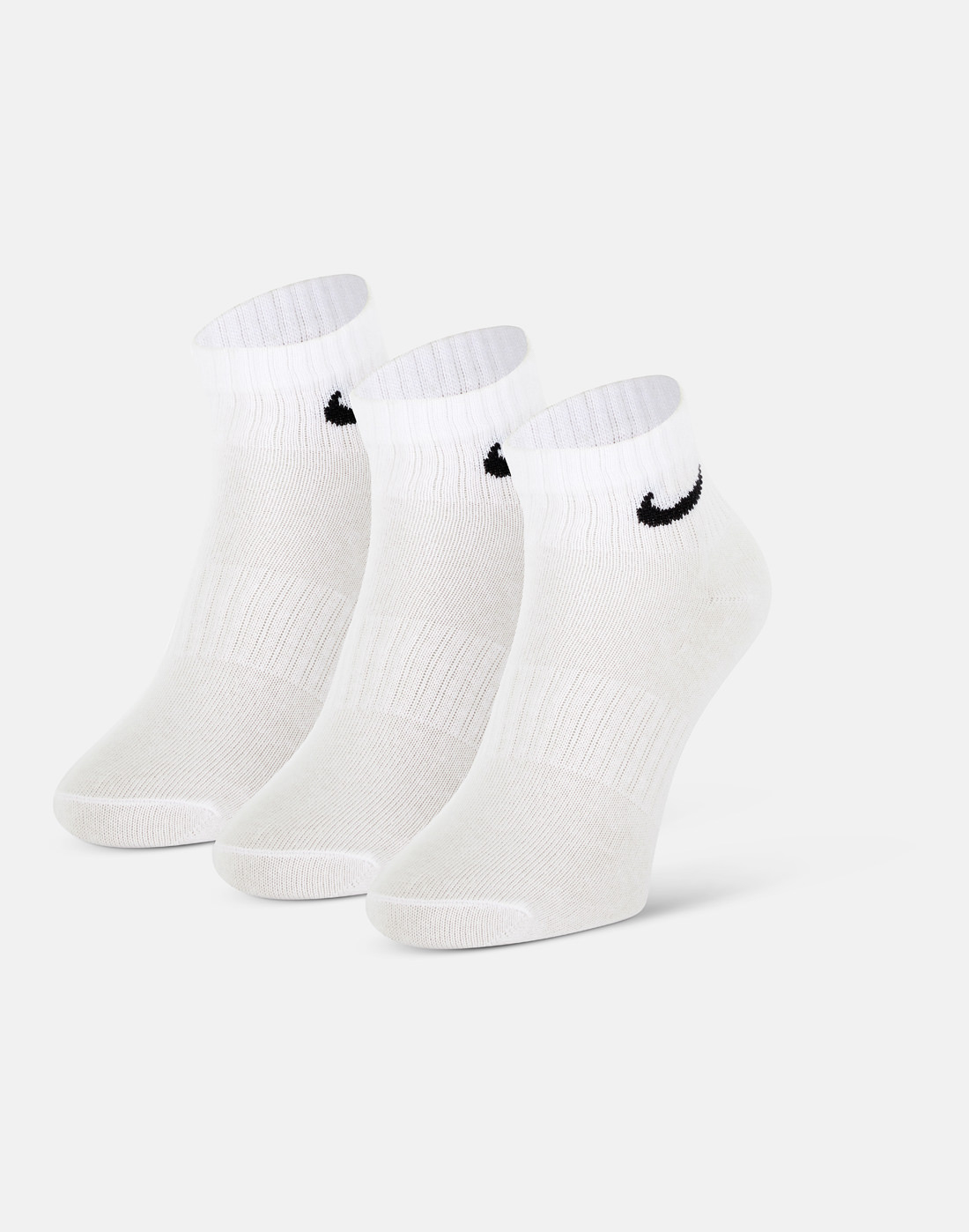 Nike Everyday Ankle 3 Pack Socks - White | Life Style Sports IE