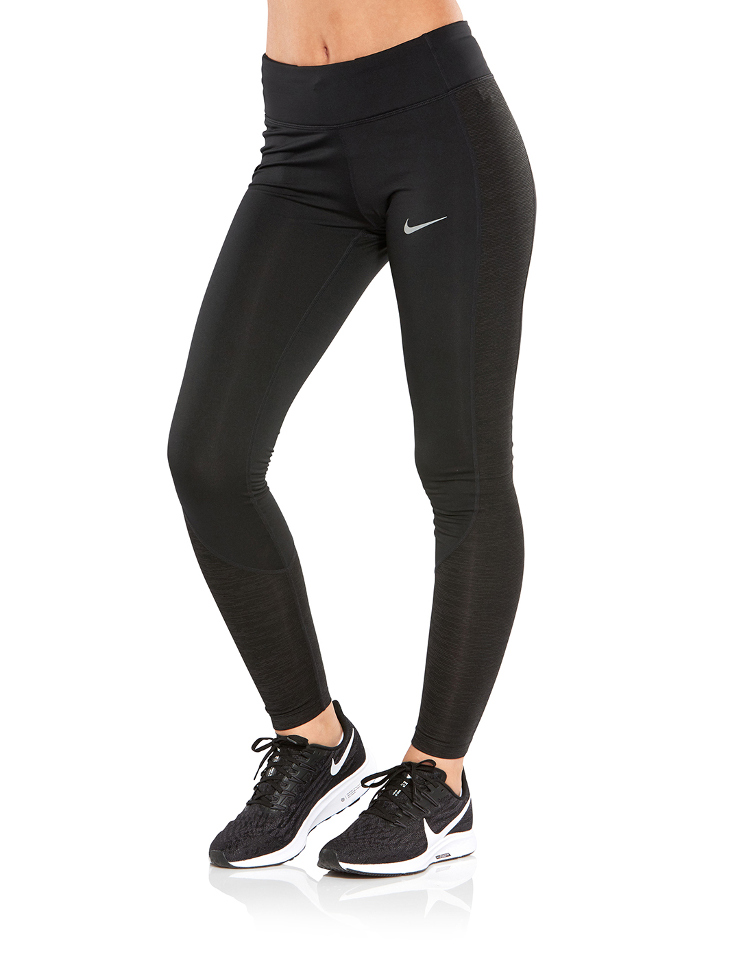 Nike Womens Racer Warm Leggings - Black 