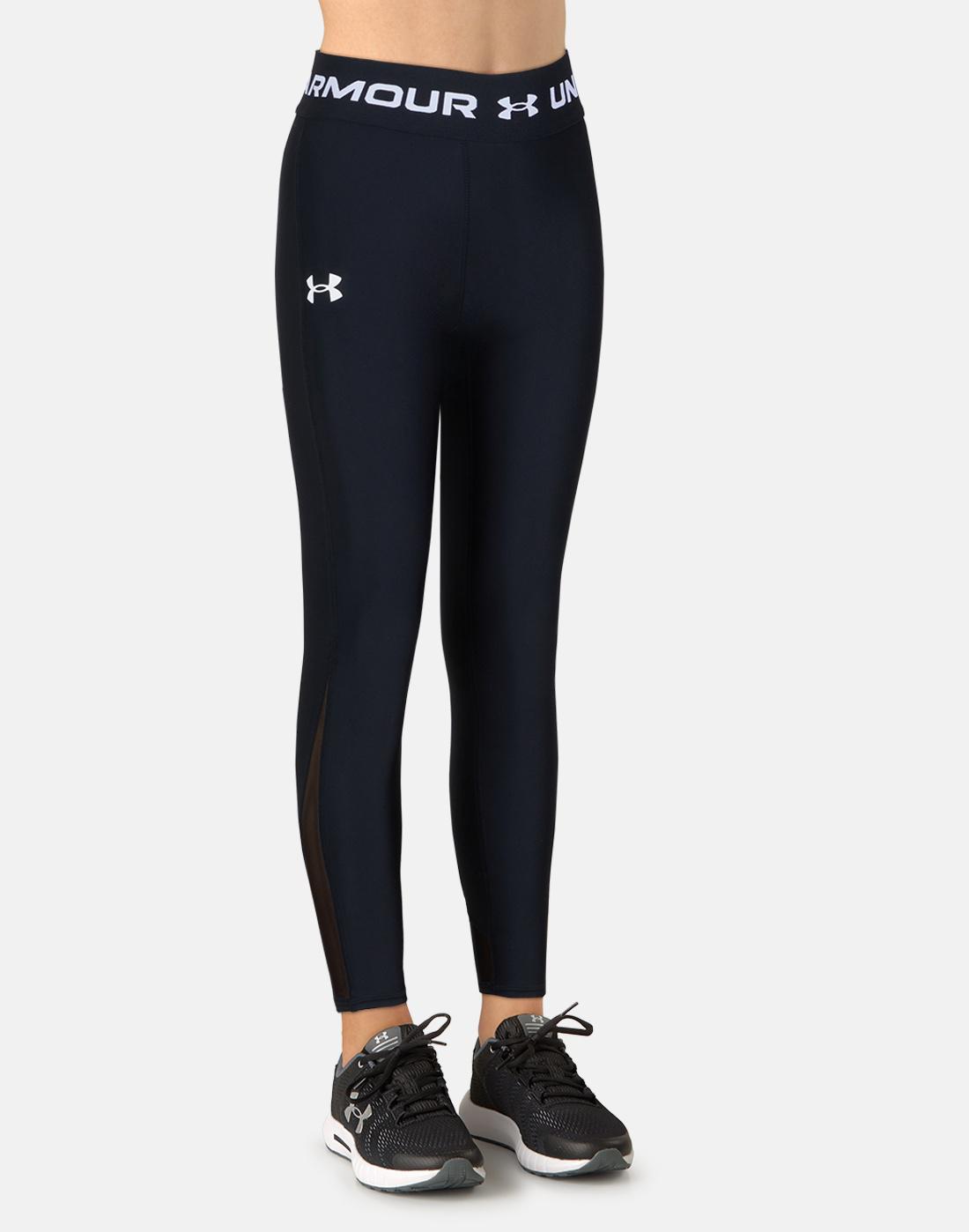 Under Armour Older Girls Ankle Crop Leggings - Black