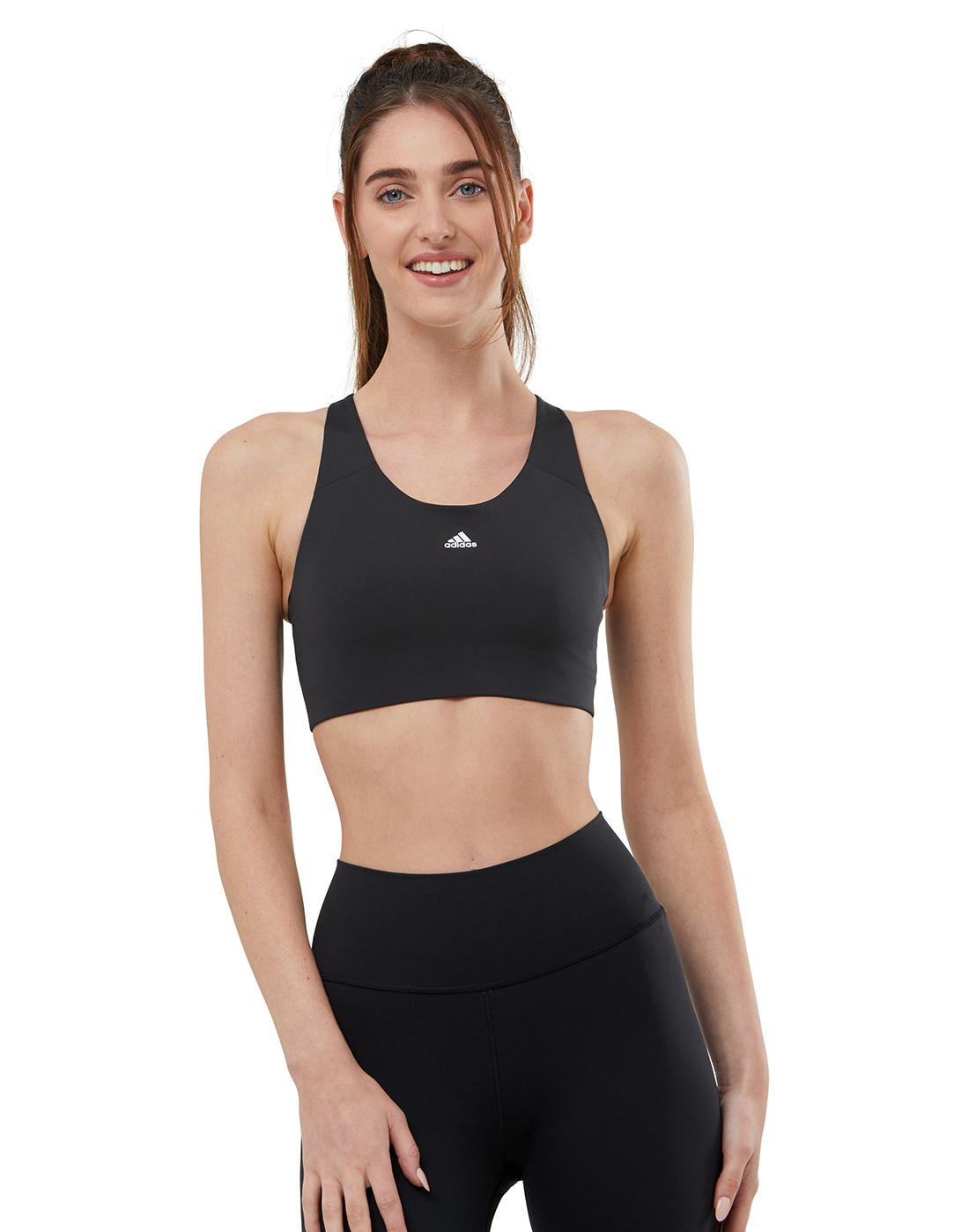 adidas Womens Ultimate Alphaskin Sports Bra - Black