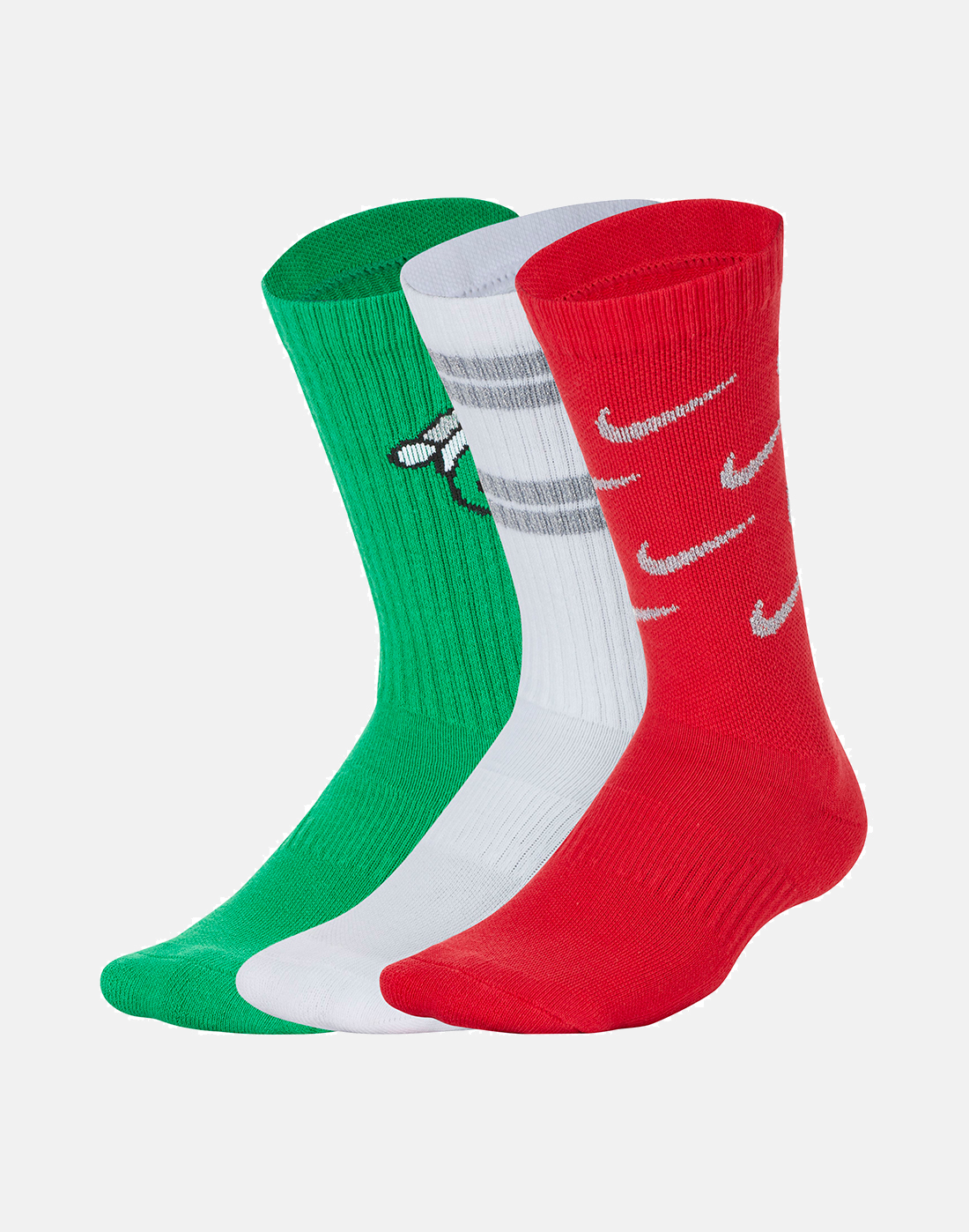 Nike Kids Everyday Cushion Crew 3 Pack Socks - Assorted | Life Style ...