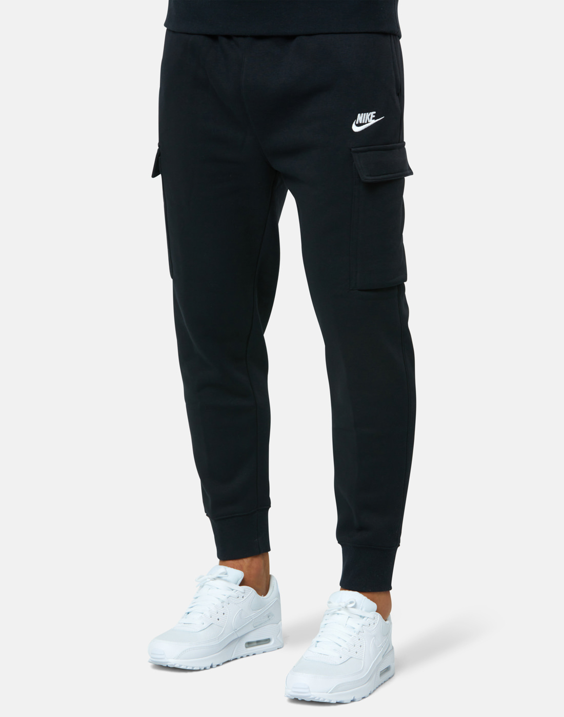 Nike Mens Fleece Cargo Pants - Black | Life Style Sports IE