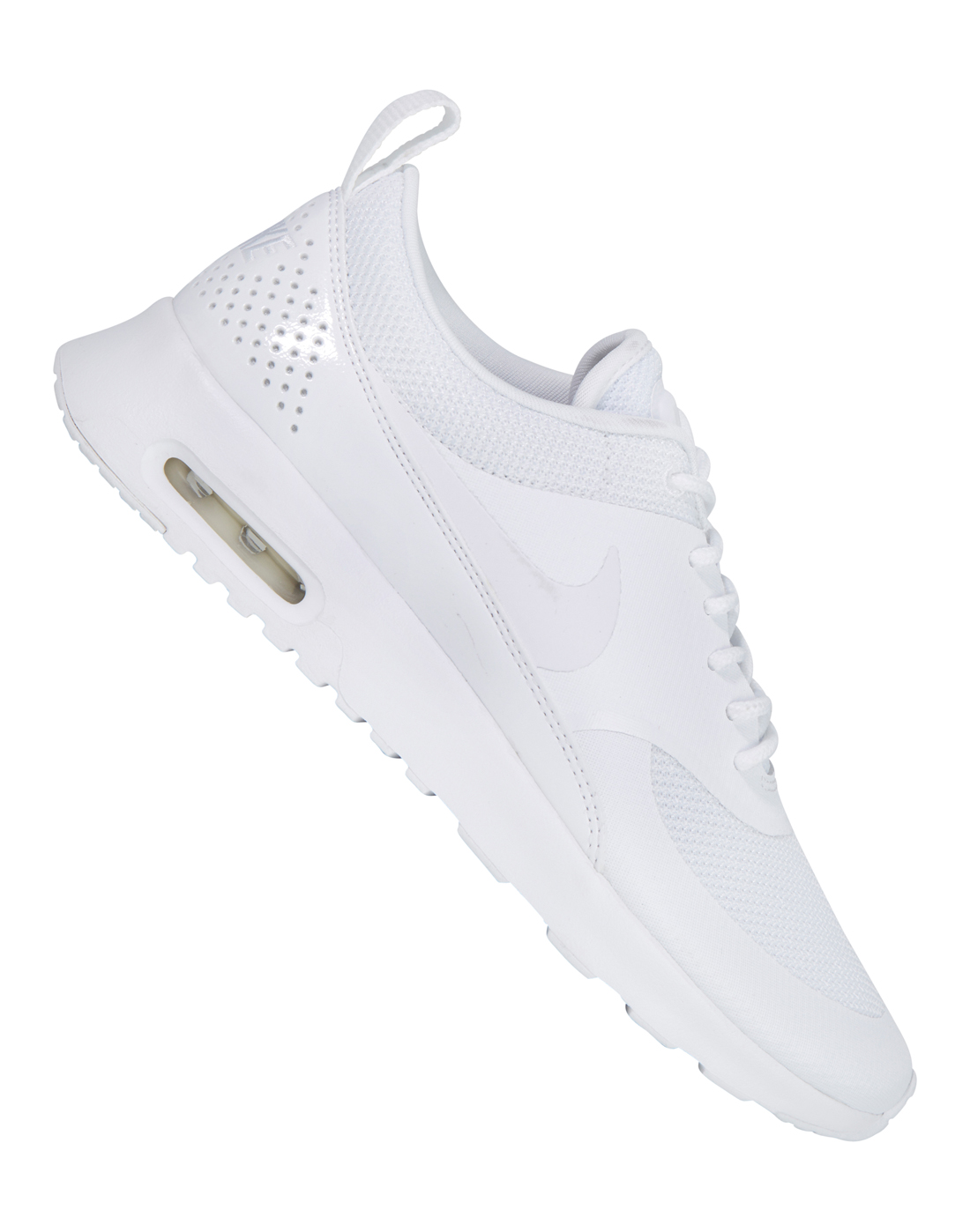 all white nike air max thea