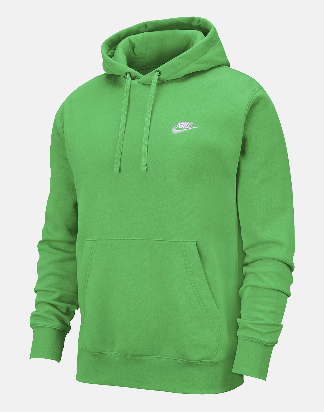 Nike Mens Club Fleece Hoodie - Green | Life Style Sports UK