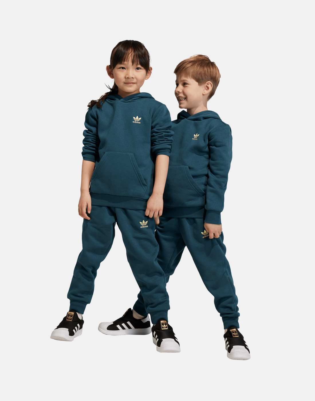 adidas Originals Younger Boys Crew Set - Green | Life Style Sports IE