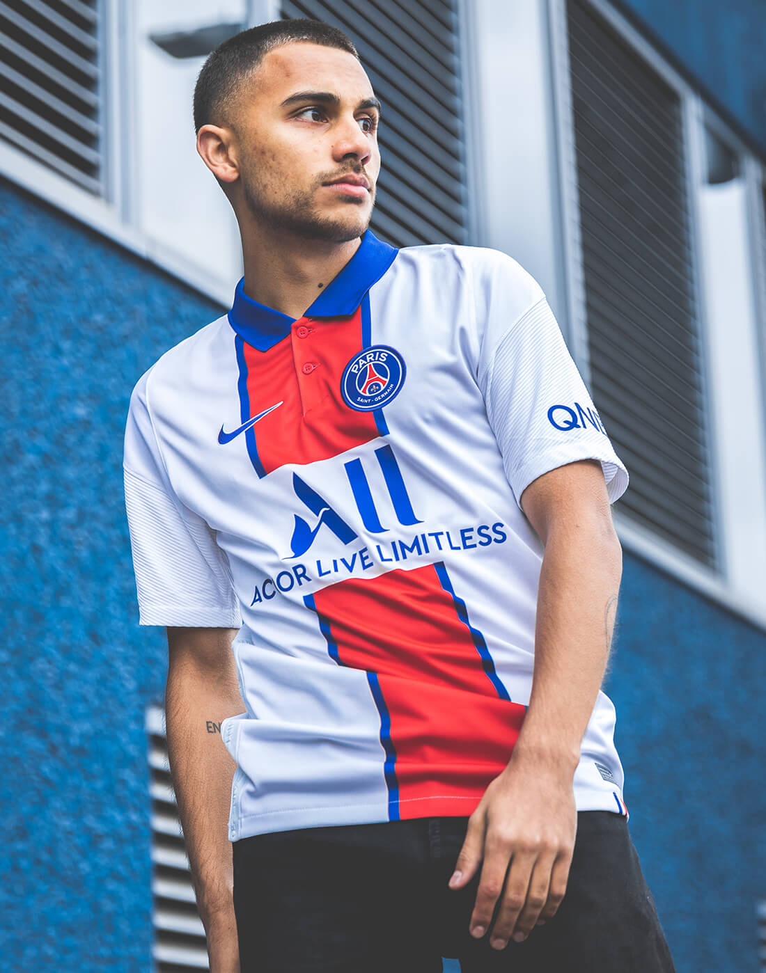 Nike Adult PSG 20/21 Away Jersey  White  Life Style Sports IE