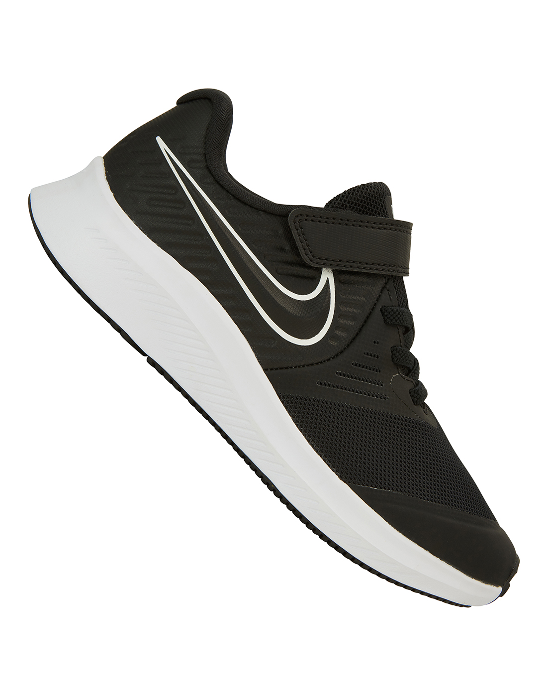 nike star runner all black