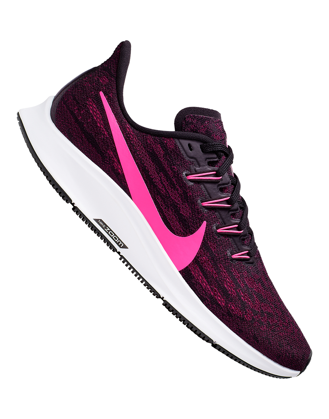 nike air zoom pegasus 36 womens black and pink