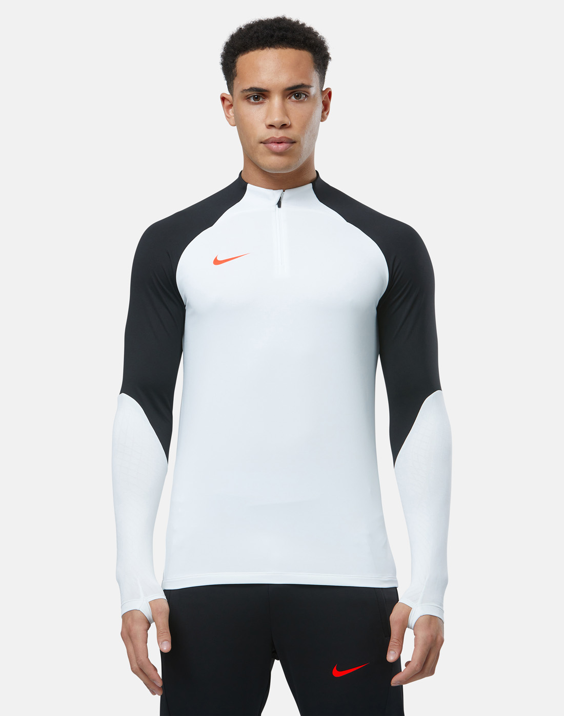 Nike Mens Strike Drill Half Zip Top - White | Life Style Sports IE