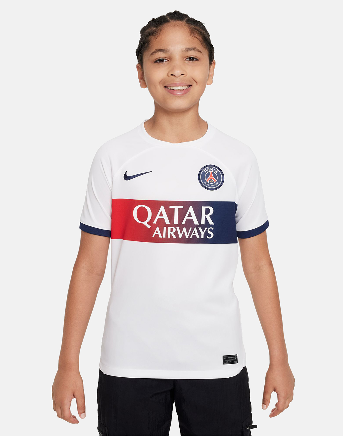 Nike Kids PSG 23/24 Away Jersey - White | Life Style Sports IE