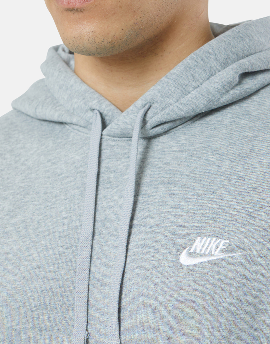 Nike Mens Club Fleece Hoodie - Grey | Life Style Sports IE