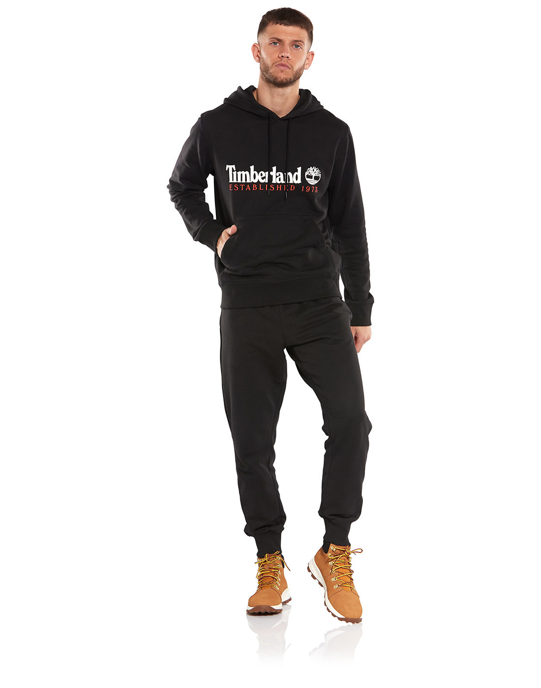 Timberland Mens Est.1973 Pants - Black | Life Style Sports IE
