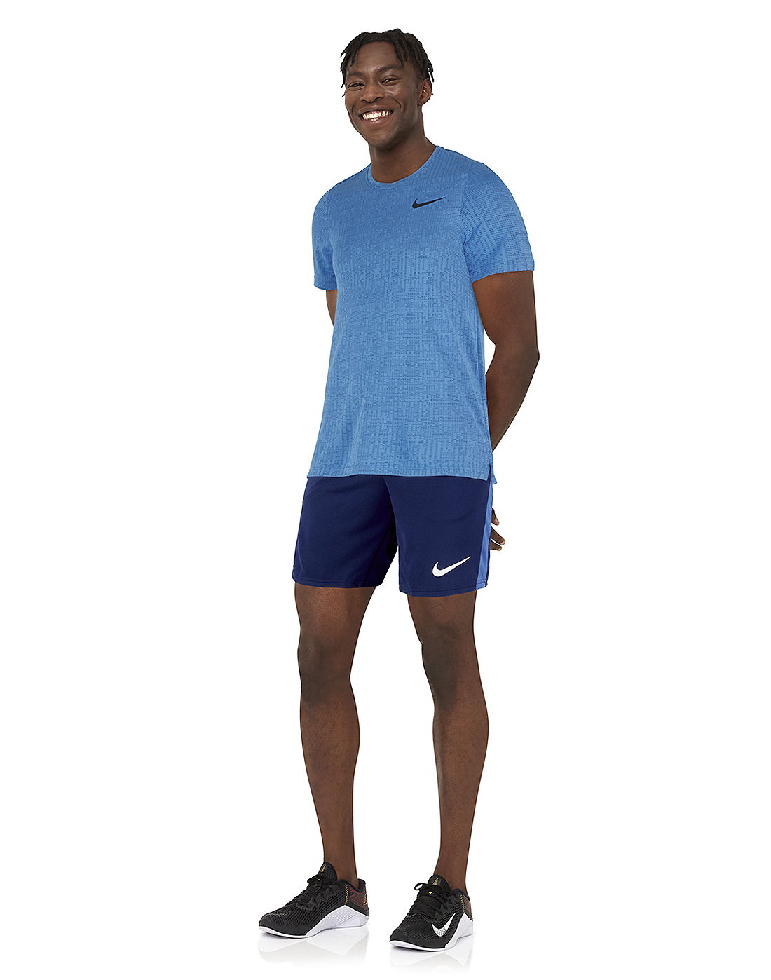 Nike Mens Dry Knit Short 5.0 - Blue | Life Style Sports IE
