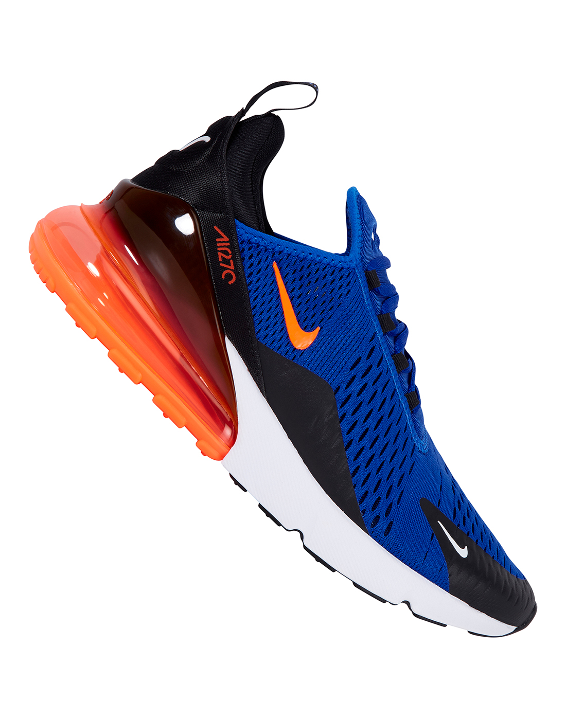 orange and blue nike air max 270