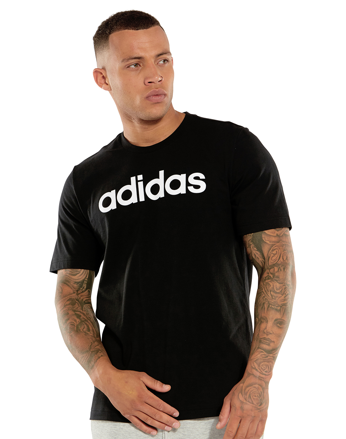 Men's Black adidas T-Shirt | Life Style