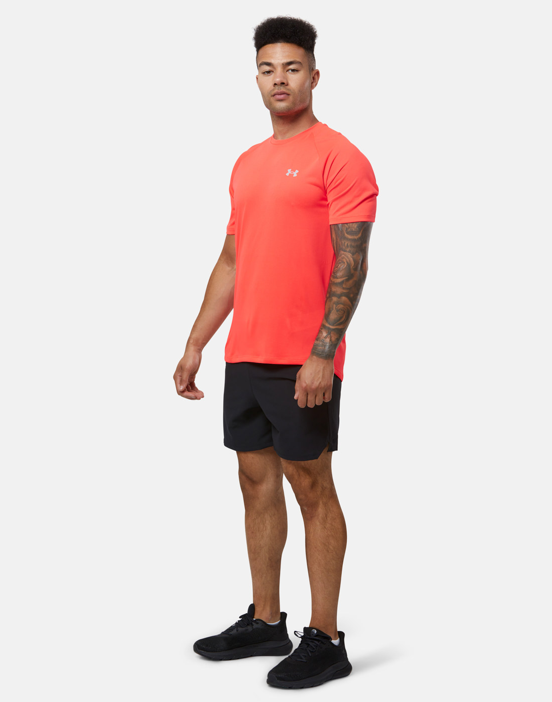 Under Armour Mens Reflective Tech T-Shirt - Red | Life Style Sports IE