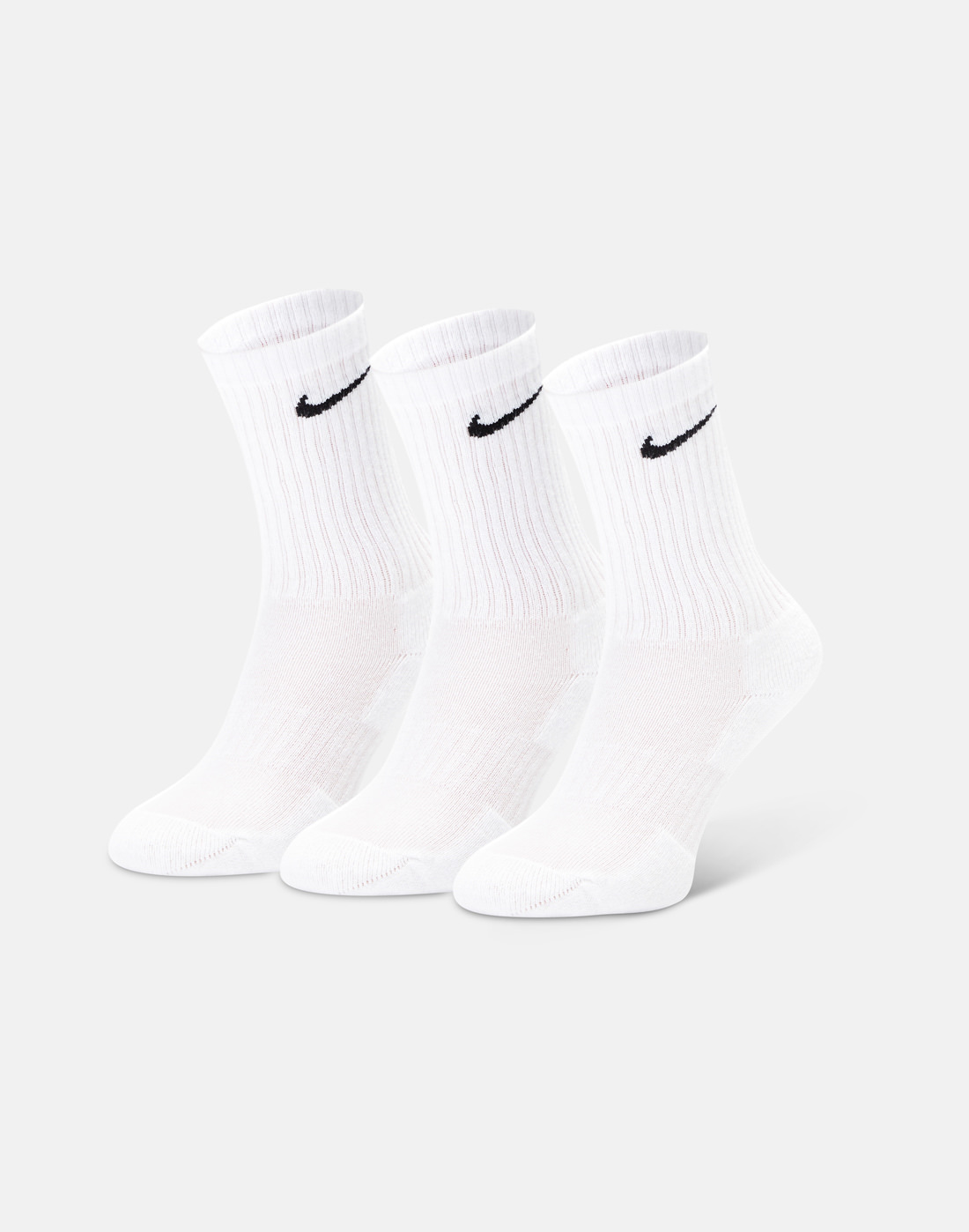 Nike Everyday 3 Pack Dri-FIT Cushion Socks - White | Life Style Sports IE
