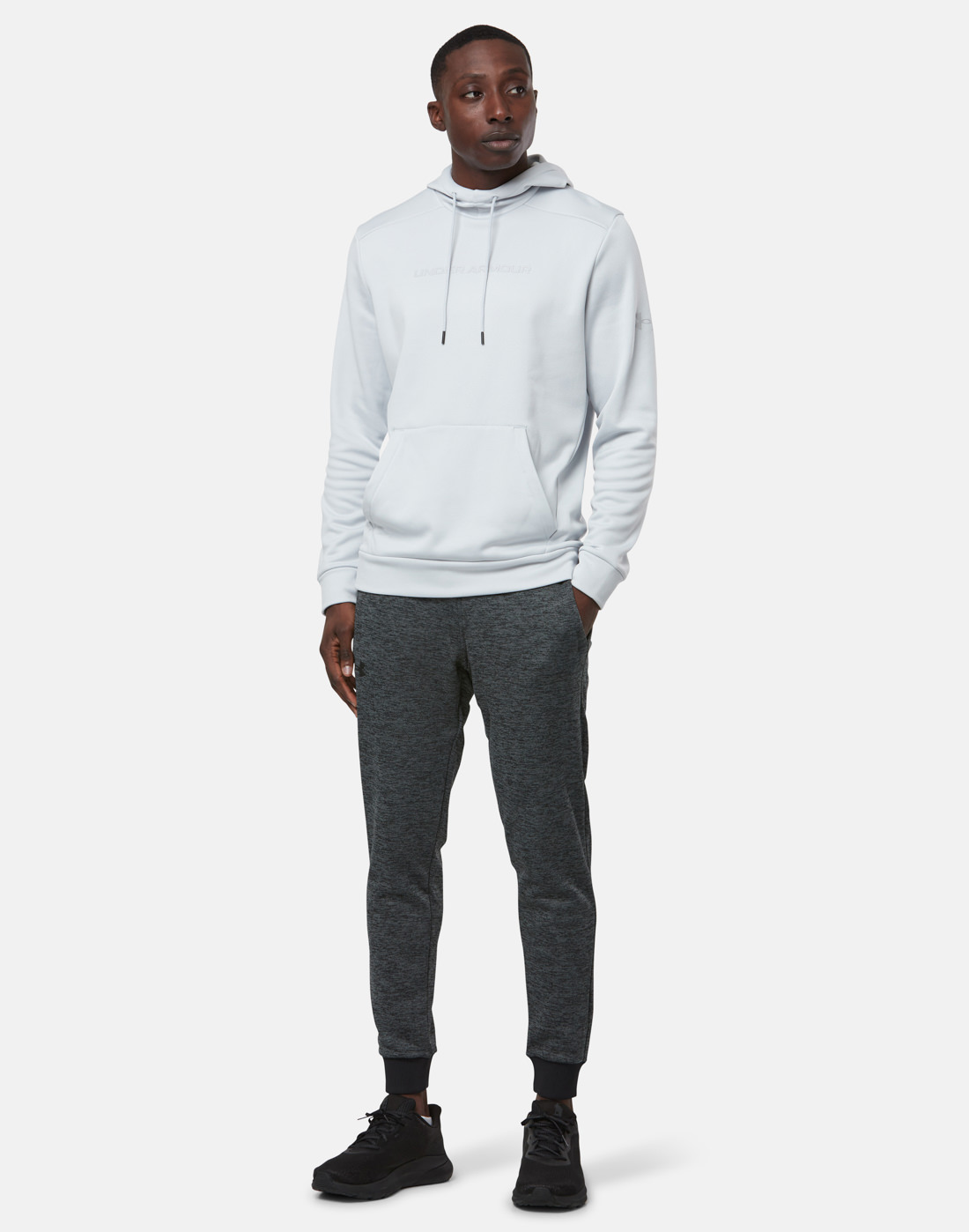 Under Armour Mens Armour Fleece Graphic Hoodie - Grey | Life Style ...