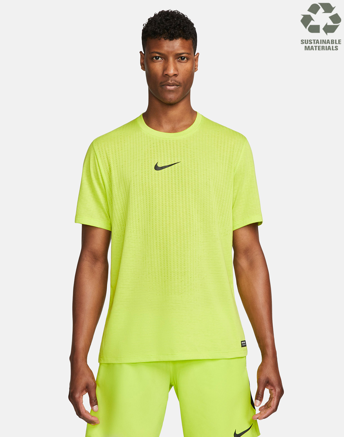 Nike Mens Nike Pro T-Shirt - Green | Life Style Sports IE
