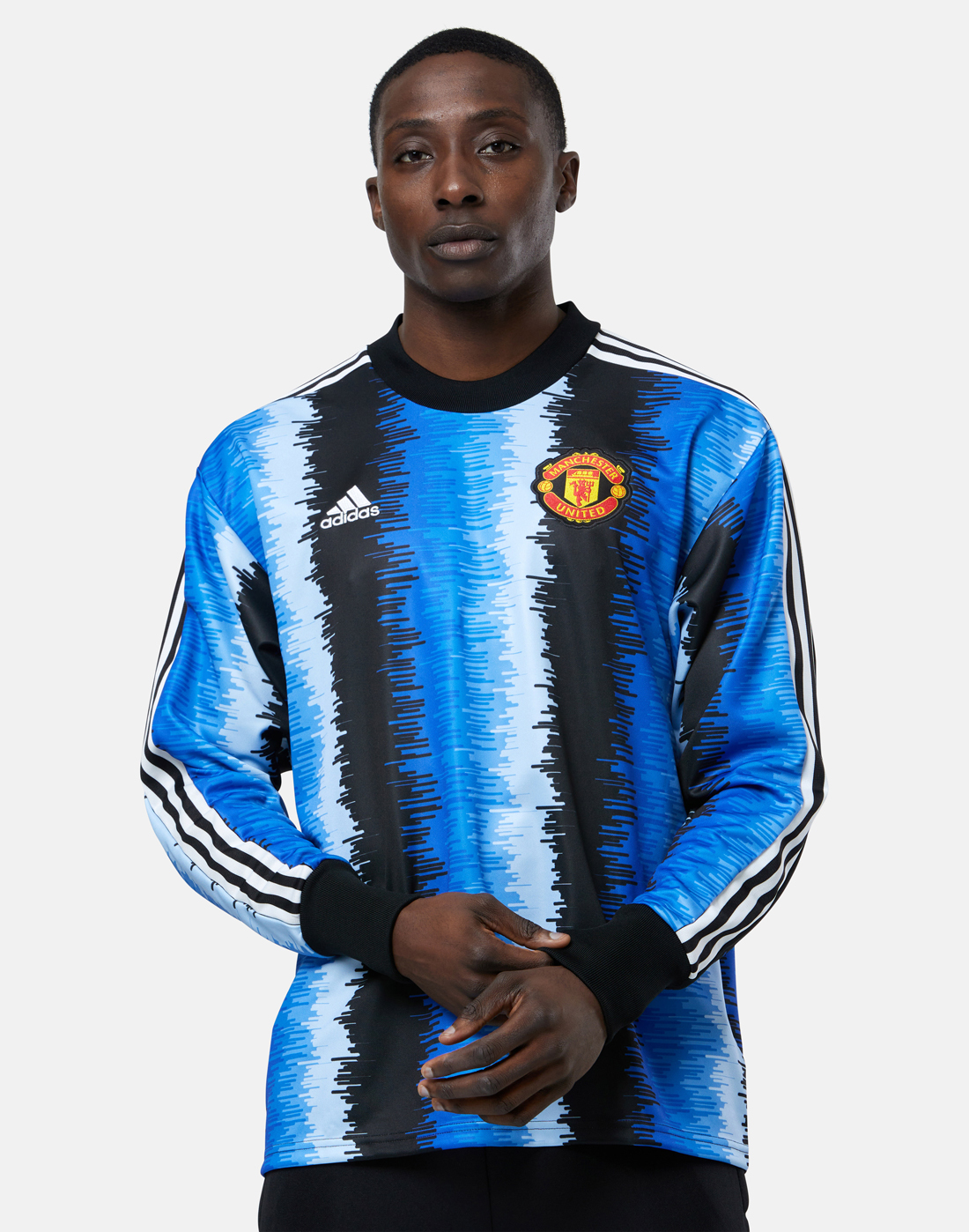 Manchester United adidas Authentic Football Icon Goalkeeper Jersey - Black