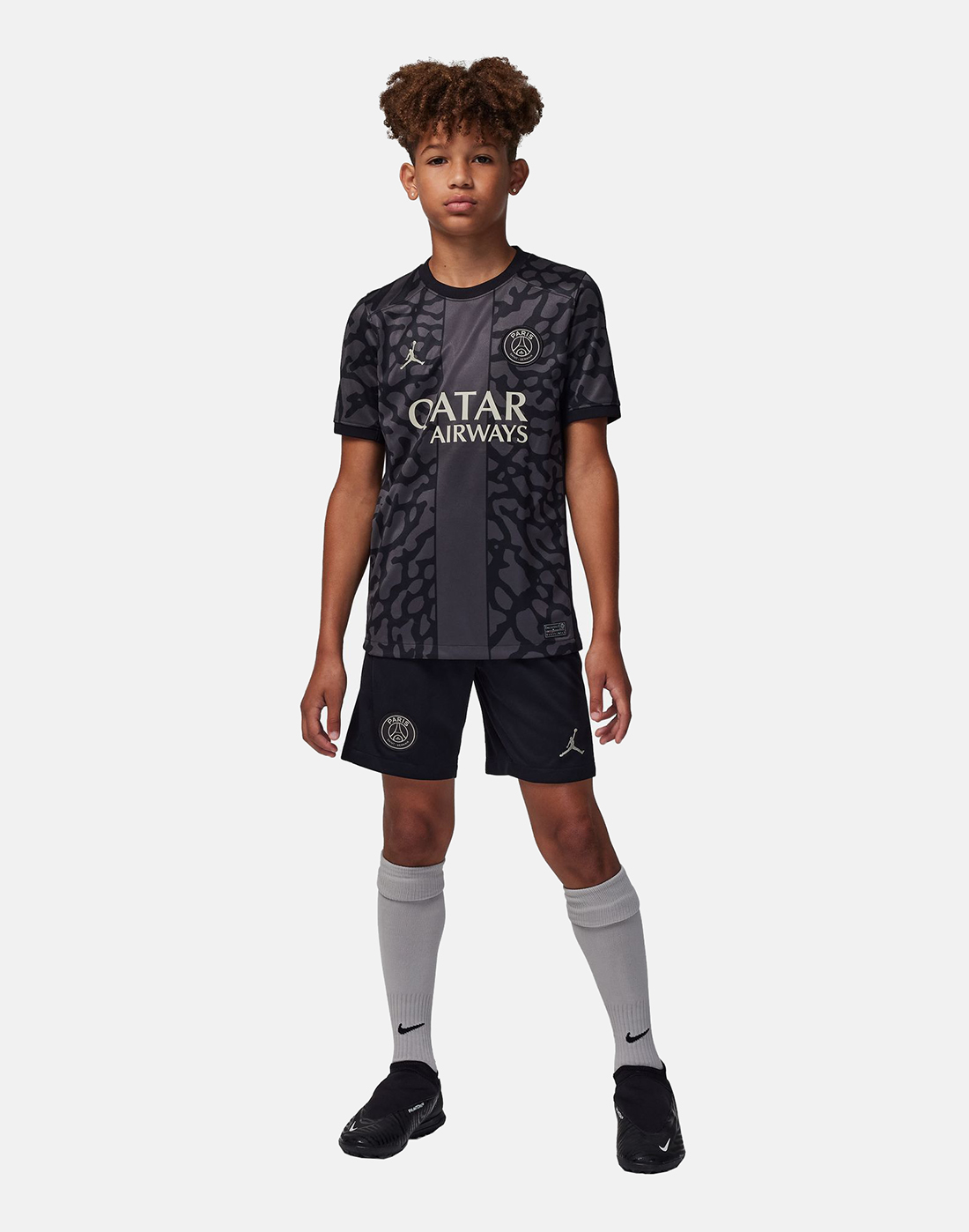 Nike Kids PSG 23/24 Third Jersey - Black | Life Style Sports IE